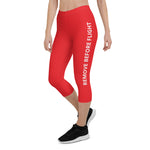 Remove Before Flight Capri Leggings