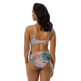 Tropical 69 Recycled high-waisted bikini