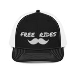 Mustache Rides Trucker Cap