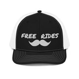 Mustache Rides Trucker Cap