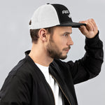 Mustache Rides Trucker Cap