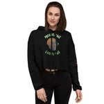 Moons Out Goons Out Women's Crop Hoodie